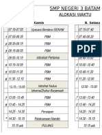 Bell Jadwal 2018 2019 AGUSTUS 2018