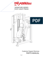 Signature Series FZCP Chest Press: Parts Manual