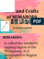 Arts and Crafts of Mimaropa