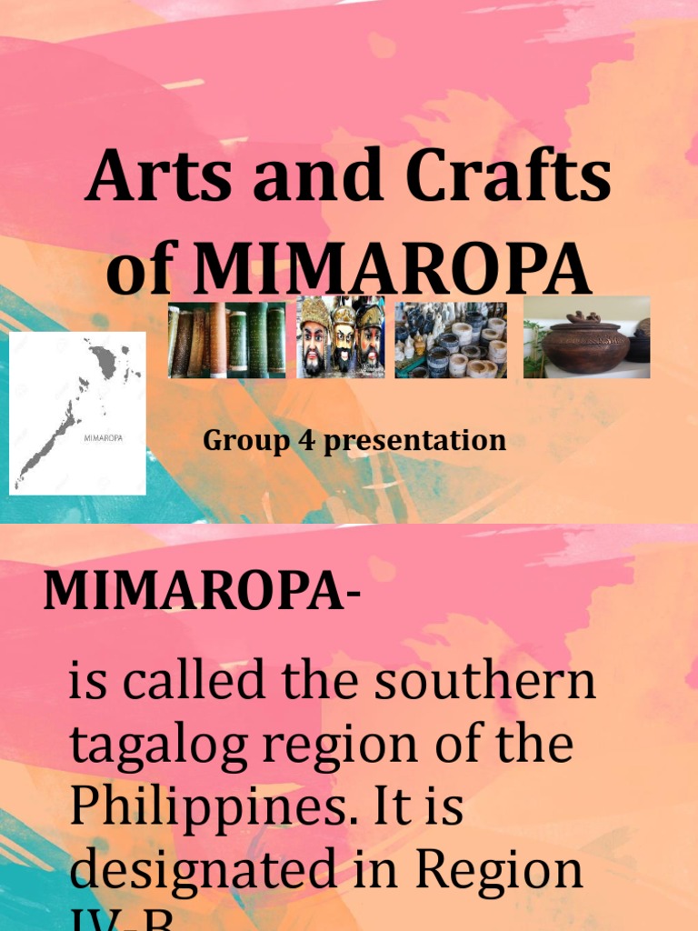 Arts and Crafts Of Mimaropa Group 4 presentation