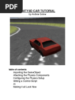 Unity3D Car Tutorial: by Andrew Gotow