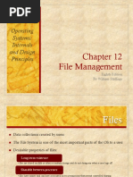 Operating Systems: Internals and Design Principles: File Management