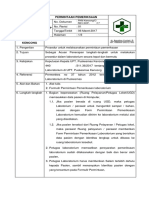 Sop Prosedur Pemeriksaan Lab