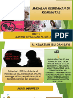 Masalah Kebidanan Di Komunitas