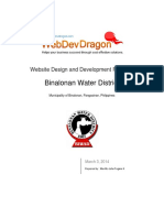 Binalonan Water District: Website Design and Development Proposal