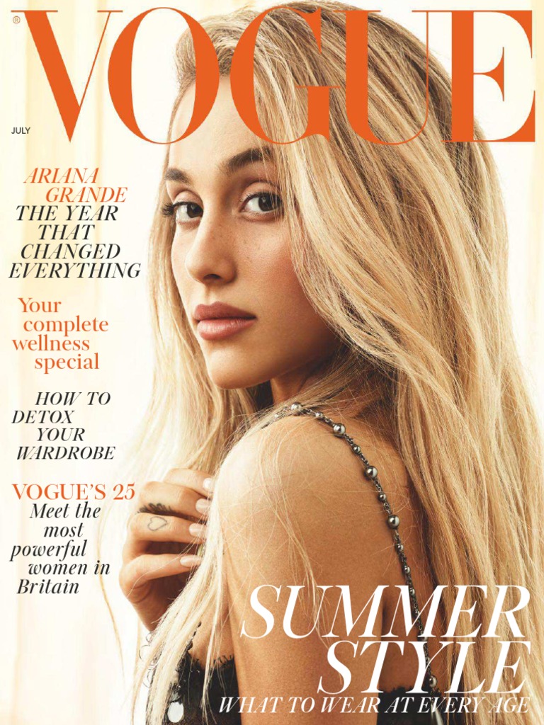 Vogue UK 07 2018, PDF, Vogue (Magazine)