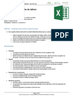CFI-EXCEL01 - Microsoft Office Excel Débutant - Plan de Cours