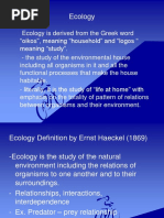 Aquatic Ecology