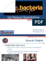 Mikrobiologi 14 UHAMKA - Module 13 - Uji Potensi Desinfektan