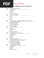 Chapter 1 - Overview of Business MCQS Management