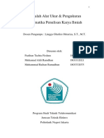 Makalah Alat Ukur & Pengukuran Sistematika Penulisan Karya Ilmiah