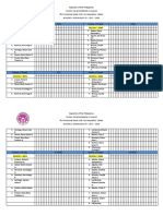 Glory Dei Montessori College Monthly Attendance