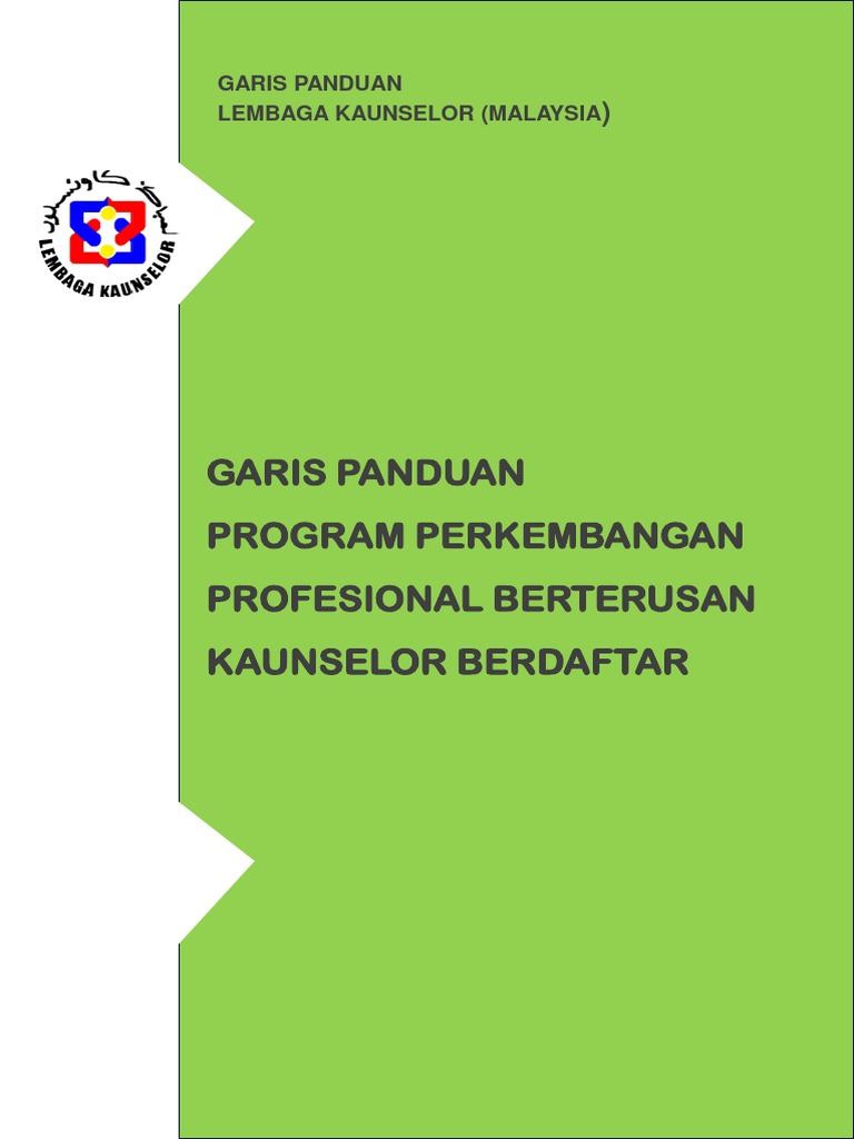 Garis Panduan Cpd Terbaru 2018 Pdf Pdf