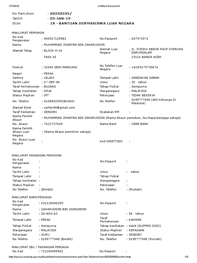 Borang Online Zakat Perak Pdf