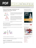 Amino Acid Charge in Zwitterions and Isoelectric Point MCAT Tutorial PDF