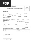 GSIS Membership Form