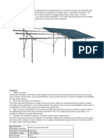 Screw Pile Solar Mounting Structure for Mountain & Ground Installations