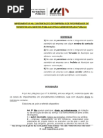 Roteiro de Atuação Impedimentos Na Contratação de Empresas de Parentes de Agentes Públicos Prefeito Vereador