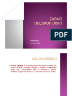 Zadaci Ugljikohidrati