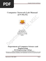 vtu computer network lab manual