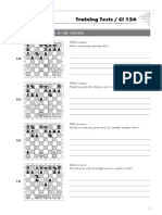 Training Tests / CI 126: Piece Placement in The Opening