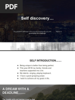 Self Discovery 