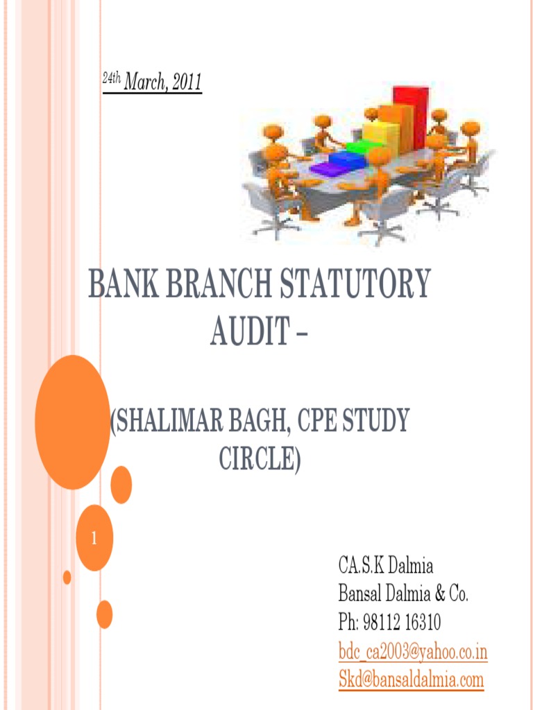 Bank Branch Statutory Audit | PDF | Internal Control | Audit
