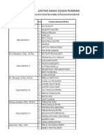 Daftar Kelompok PK KMB 2 d3 2019