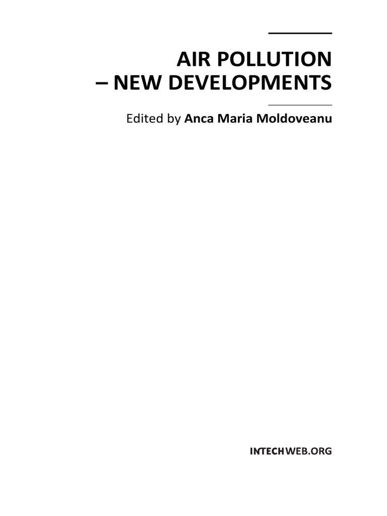Anca Maria Moldoveanu Editor Air Pollution New Developments Low Birth Weight Miscarriage