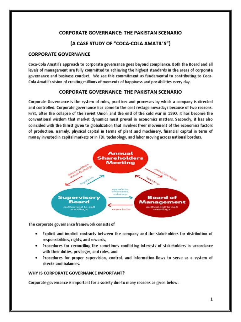 Coca Cola Annual Report PDF Board Of Directors Corporate Governance