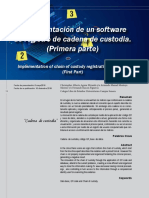 Implementacion de Software para Cadena de Custodia PDF