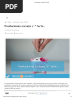 Prestaciones Sociales (1ª Parte)