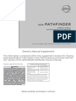 2018 Pathfinder Owner Manual PDF