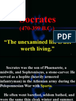 Socrates: "The Unexamined Life Is Not Worth Living."