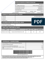 Gestión de Envíos Internacionales: 202631278551906DJEN0125161V