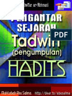 Pengantar Sejarah Tadwin Kodifikasi Hadits PDF