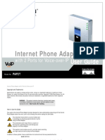 Internet Phone Adapter: With 2 Ports For Voice-over-IP