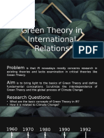 Green Theory in International Relations: Ani Tsamalashvili