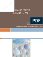 Escala de Stress Infantil - ESI - 1