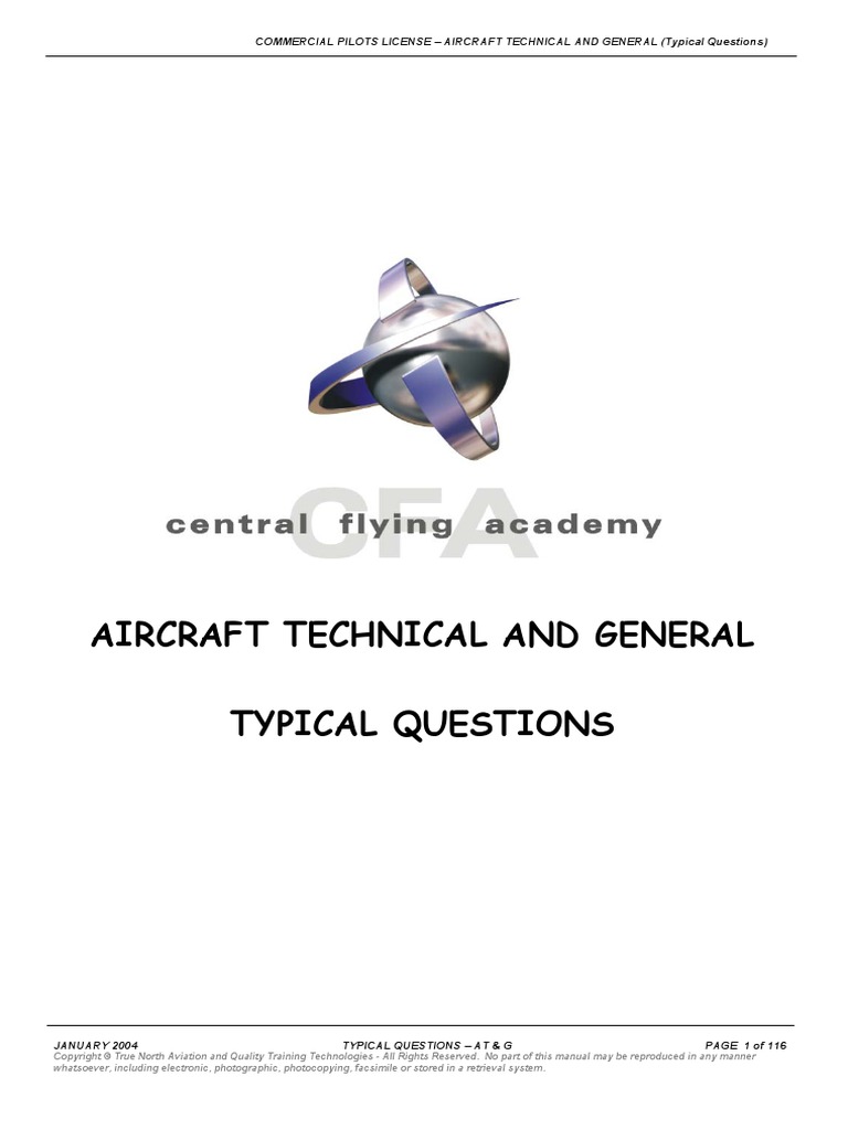 Technical General - Question Bank For DGCA Prep (PPL/CPL) | PDF ...