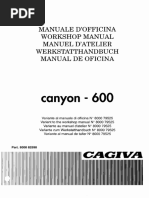 1996 Cagiva Canyon 600 Service Manual PDF