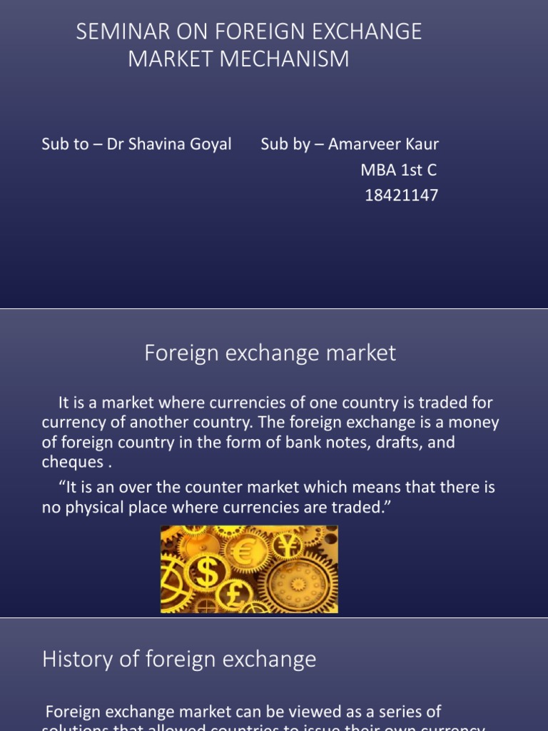 Understanding Foreign Exchange Markets | PDF | Foreign Exchange Market ...
