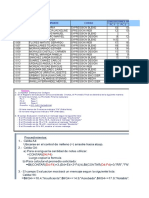 Registro de evaluación cursos programación