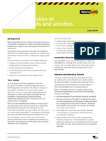 Title Major Inspection of Cranes, Hoists and Winches: Sub Header 1 Guidance Note