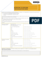 ISBN Notice of Intention To Perform Excavation Work PDF