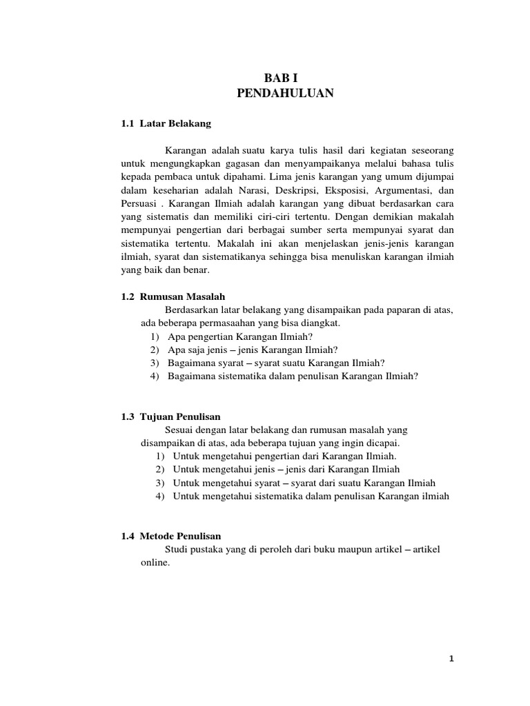 Makalah Karangan Ilmiah Pdf