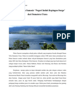Panorama Pulau Samosir “Negeri Indah Kepingan Surga” dari Sumatera Utara.docx