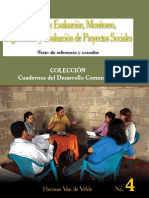 Sistemas de Evaluación, Monitoreo, Seguimiento y Evaluación de Proyectos Sociales 2009+++++ PDF