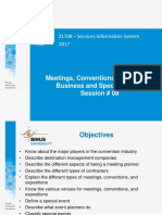 Meetings, Conventions, Expositions Business and Special Events Session # 08