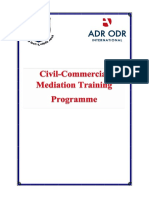 ADR-ODR Mediation Course Brochure